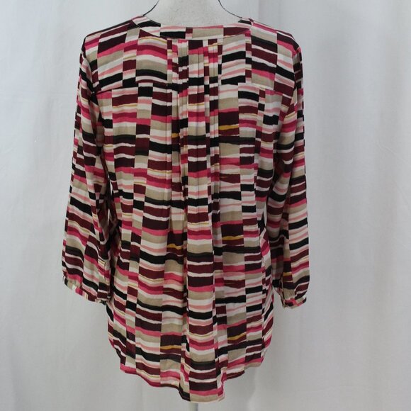 JM Collection Womens Multicolor Blouse NWT - Picture 5 of 5